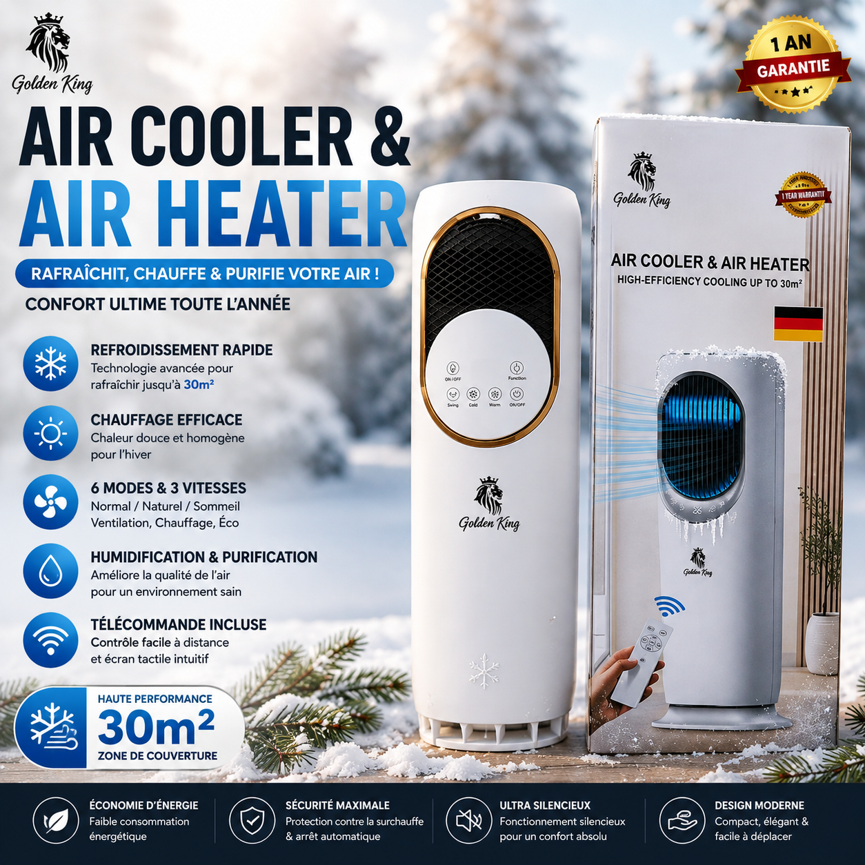 Refroidisseur d'Air Golden King