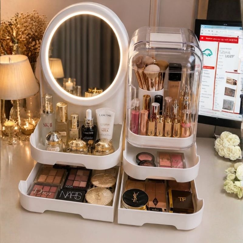 Organisateur de Maquillage Lumineux