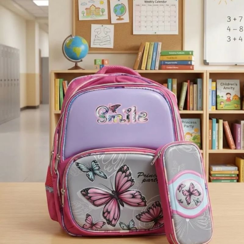 Cartable Scolaire Avec Trousse