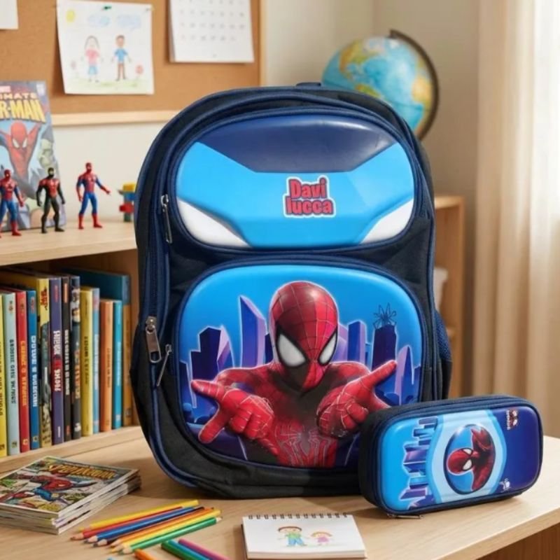 Cartable Scolaire Avec Trousse – Image 3