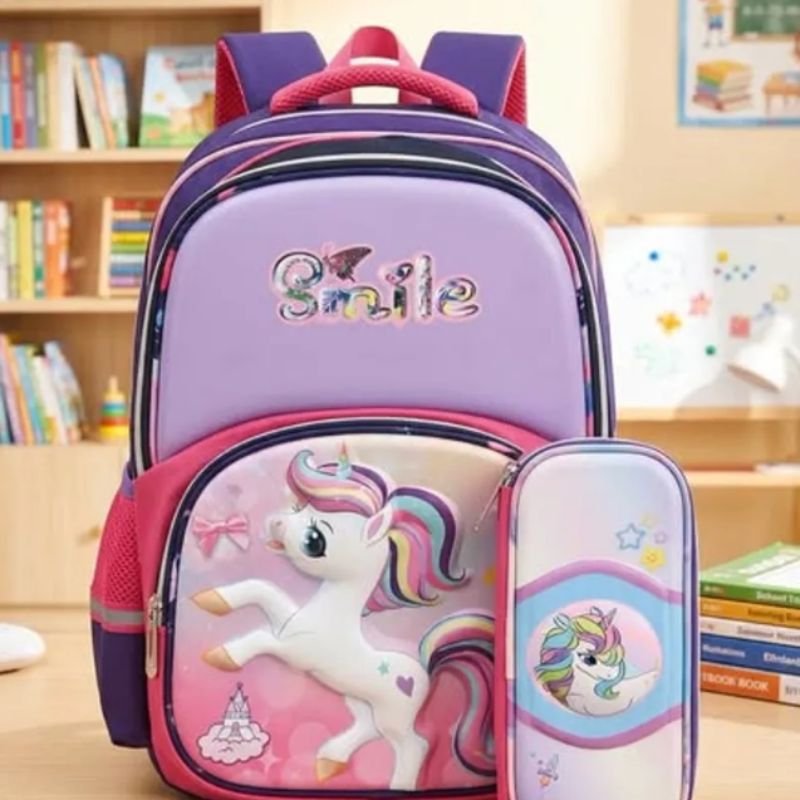 Cartable Scolaire Avec Trousse – Image 2