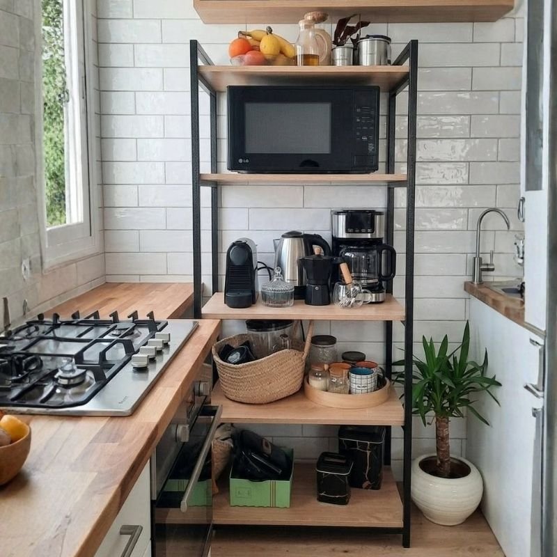 Étagère de Cuisine Multi-Niveaux