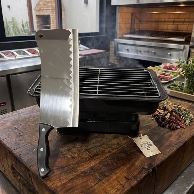 Kit Barbecue Portable avec Couperet