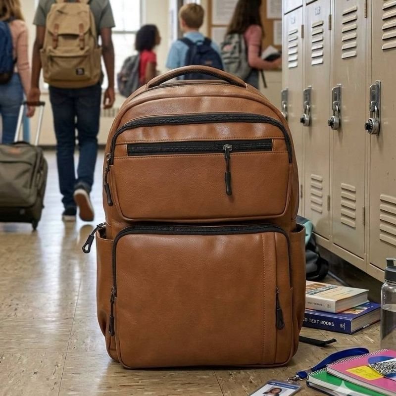 Sac à Dos En Cuir Élégant